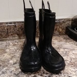 Toddler Girls Black Rain boots SZ 11☘️